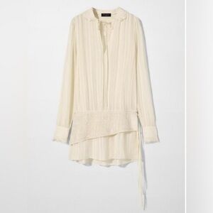 Zara Embroidered Sash Dress Kate Moss X Zara
